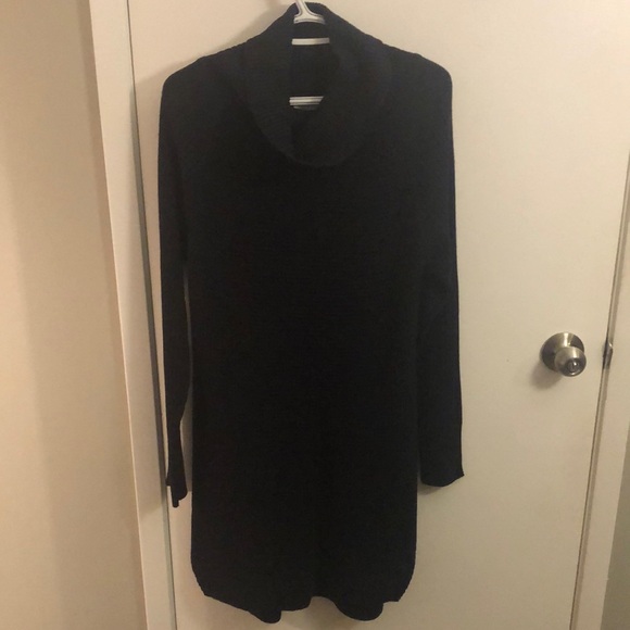 Cute seven sisters sweater dress, navy blue, size large - Picture 1 of 4